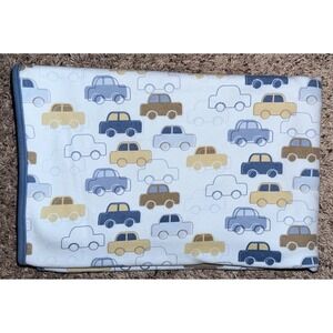 Dwell Studio Target Cars Blue Baby Blanket Receiving Security Cotton‎ 28x36"